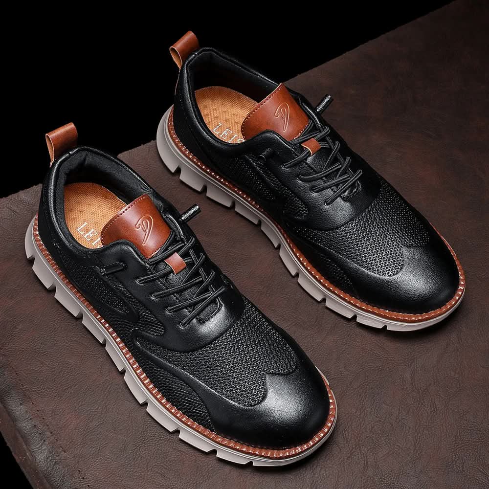 CALDWELL LEATHER TRAINERS