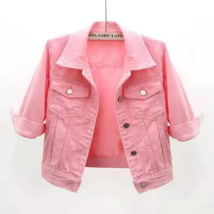ELODIE COLOURBLOCK DENIM JACKET