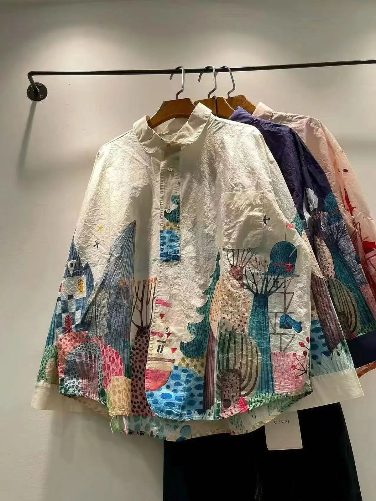 LORENA FUN PRINT OVERSIZED SHIRT