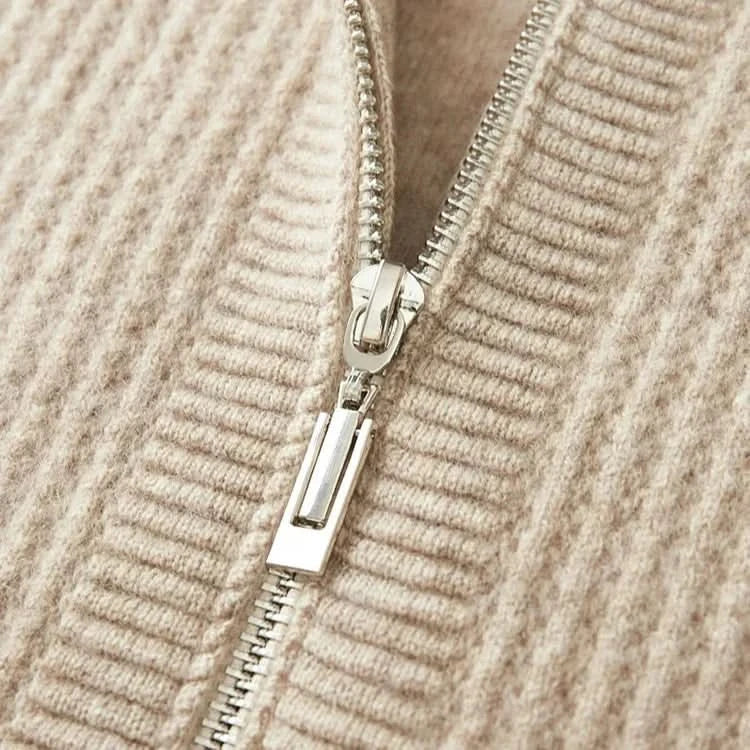 SORRENTO CASHMERE ZIP HOODIE