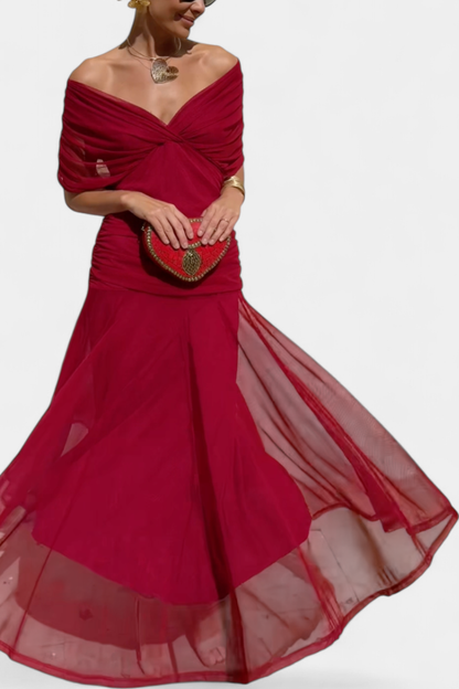 VALENTINA WILDFLOWER V-DRESS