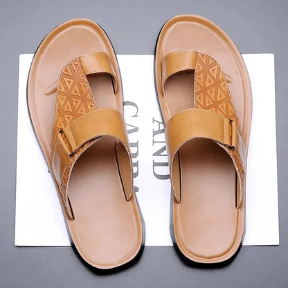 CALLEN LEATHER SANDALS