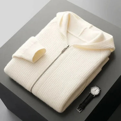 SORRENTO CASHMERE ZIP HOODIE