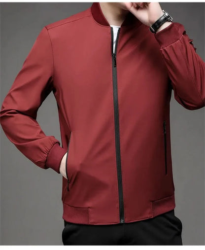 HUDSON STAND-COLLAR BLAZER