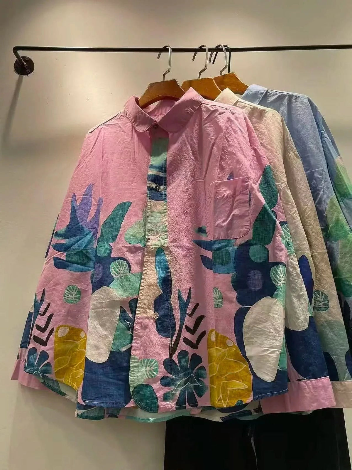 LORENA FUN PRINT OVERSIZED SHIRT