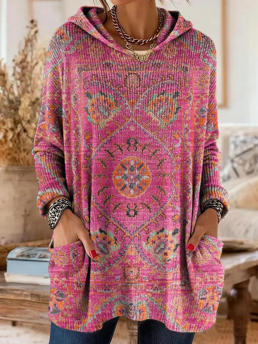 LOWENNA BOHEMIAN HOODED TUNIC