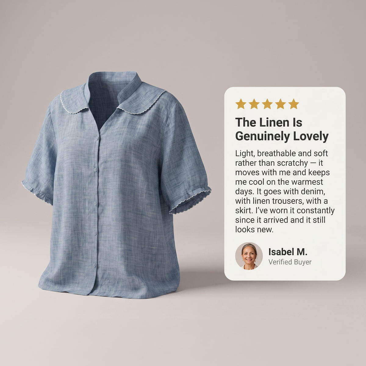 ADÈLE LINEN BLOUSE