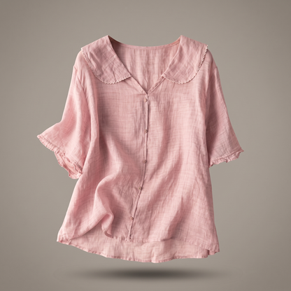 ADÈLE LINEN BLOUSE