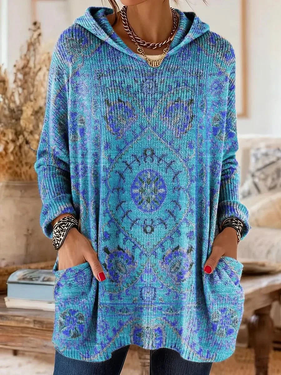 LOWENNA BOHEMIAN HOODED TUNIC
