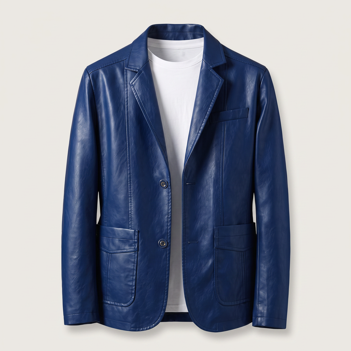 ALESSANDRO LEATHER BLAZER