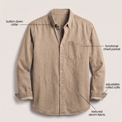 ALEXANDAR SIGNATURE DENIM SHIRT
