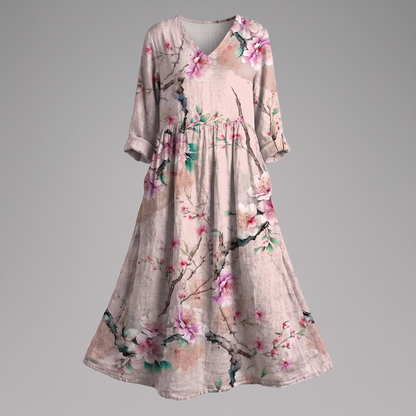 ALINA BLOSSOM MIDI DRESS