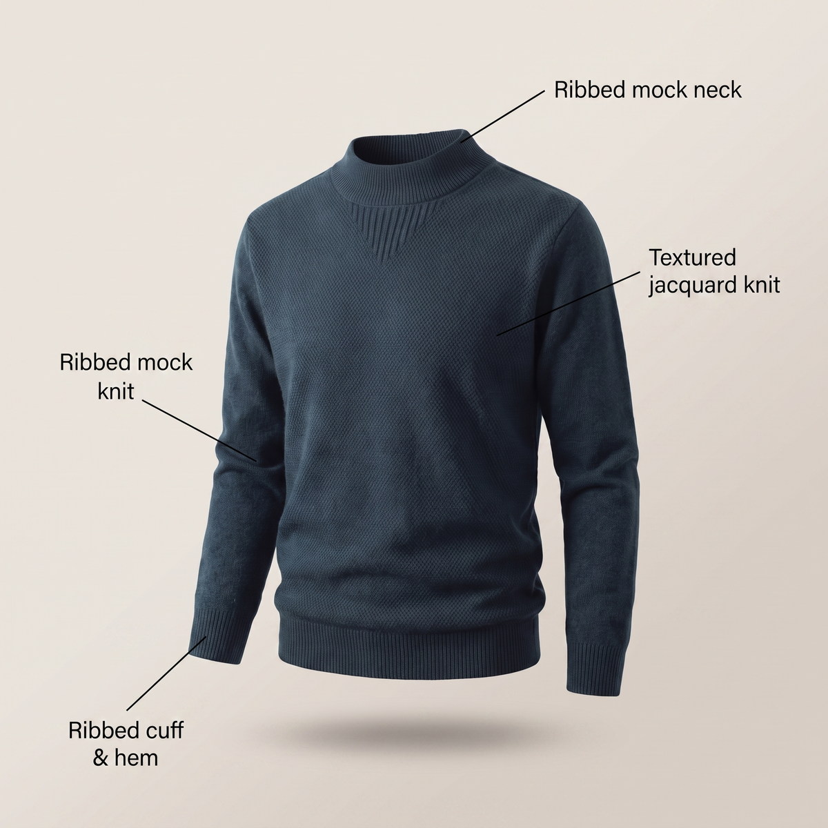 ARDEN JACQUARD SWEATER