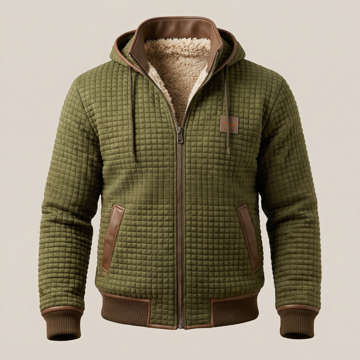 ARDEN LINED QUILTED FLEECE JACKET