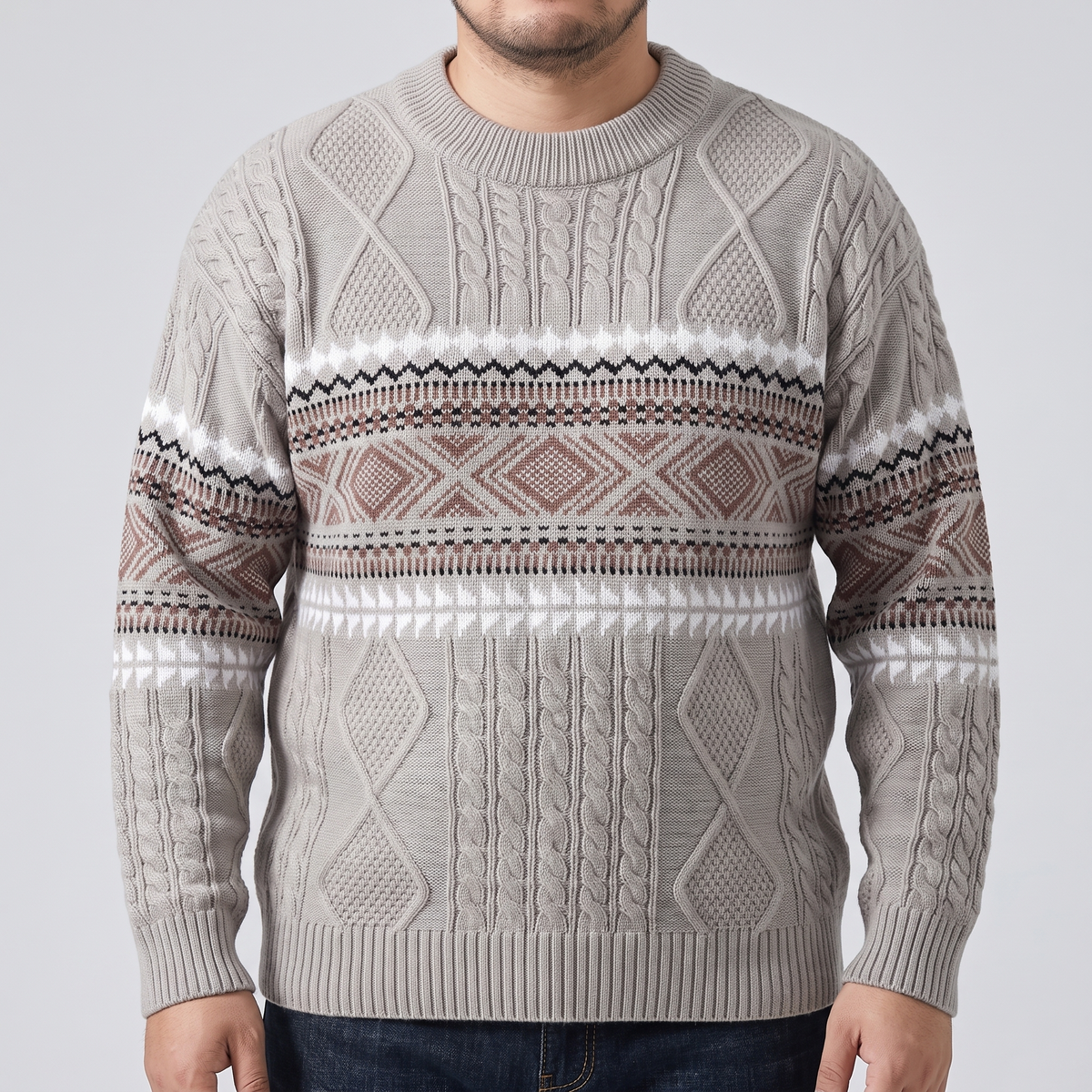 ARVID NORDIC KNIT SWEATER