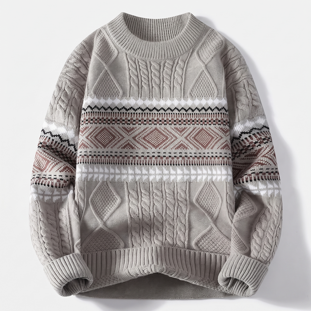 ARVID NORDIC KNIT SWEATER