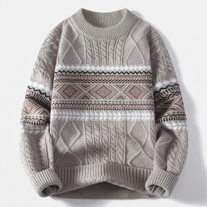 ARVID NORDIC KNIT SWEATER