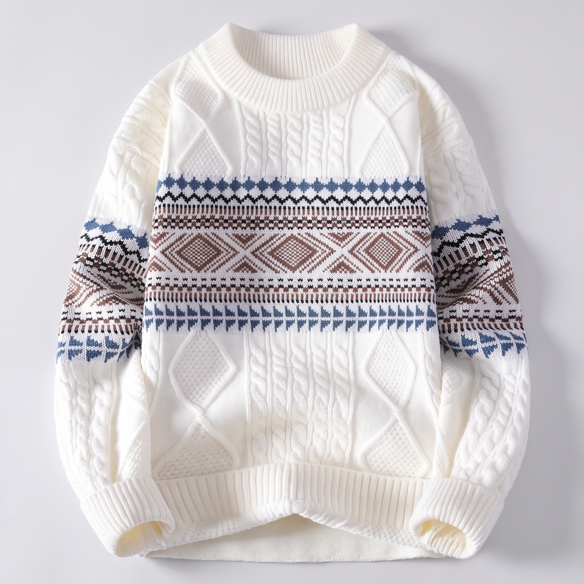 ARVID NORDIC KNIT SWEATER
