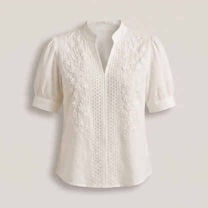 AURELINE TAILORED WHITE TOP