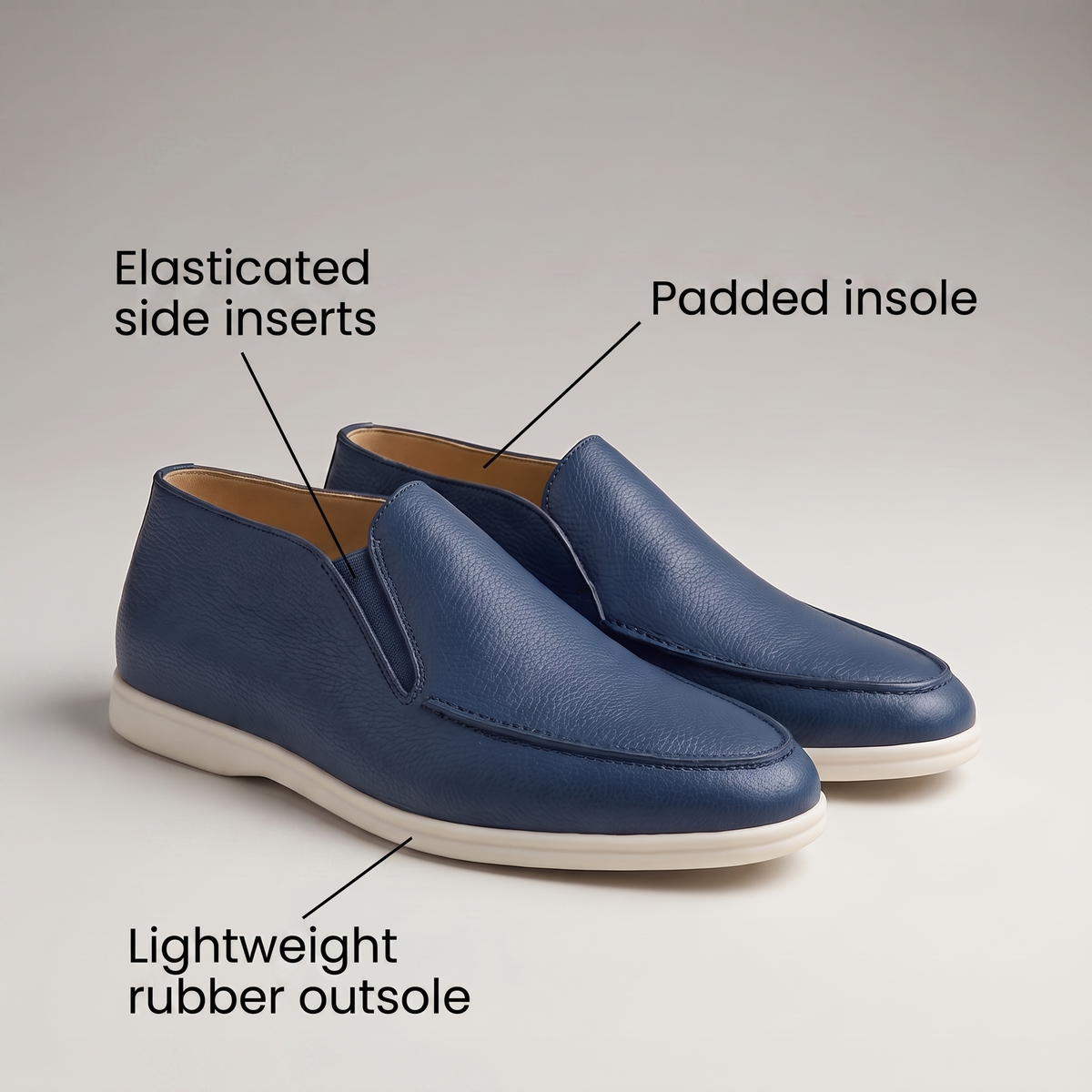 AUREX LEATHER LOAFERS