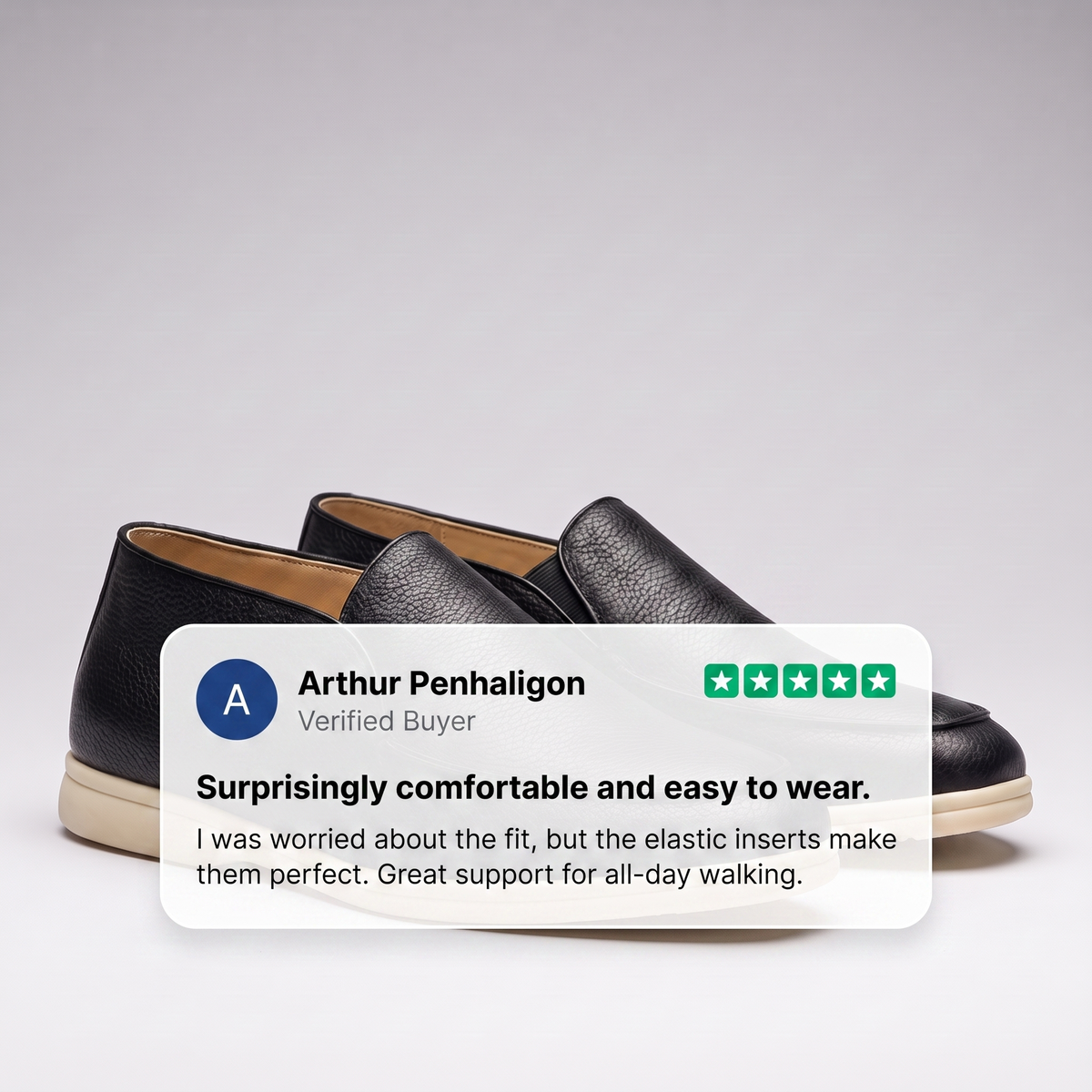AUREX LEATHER LOAFERS