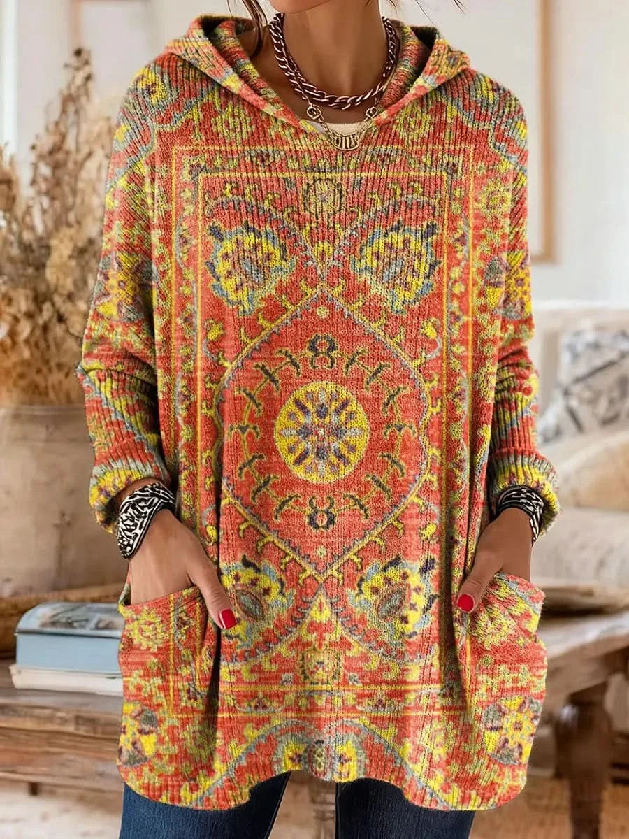 LOWENNA BOHEMIAN HOODED TUNIC