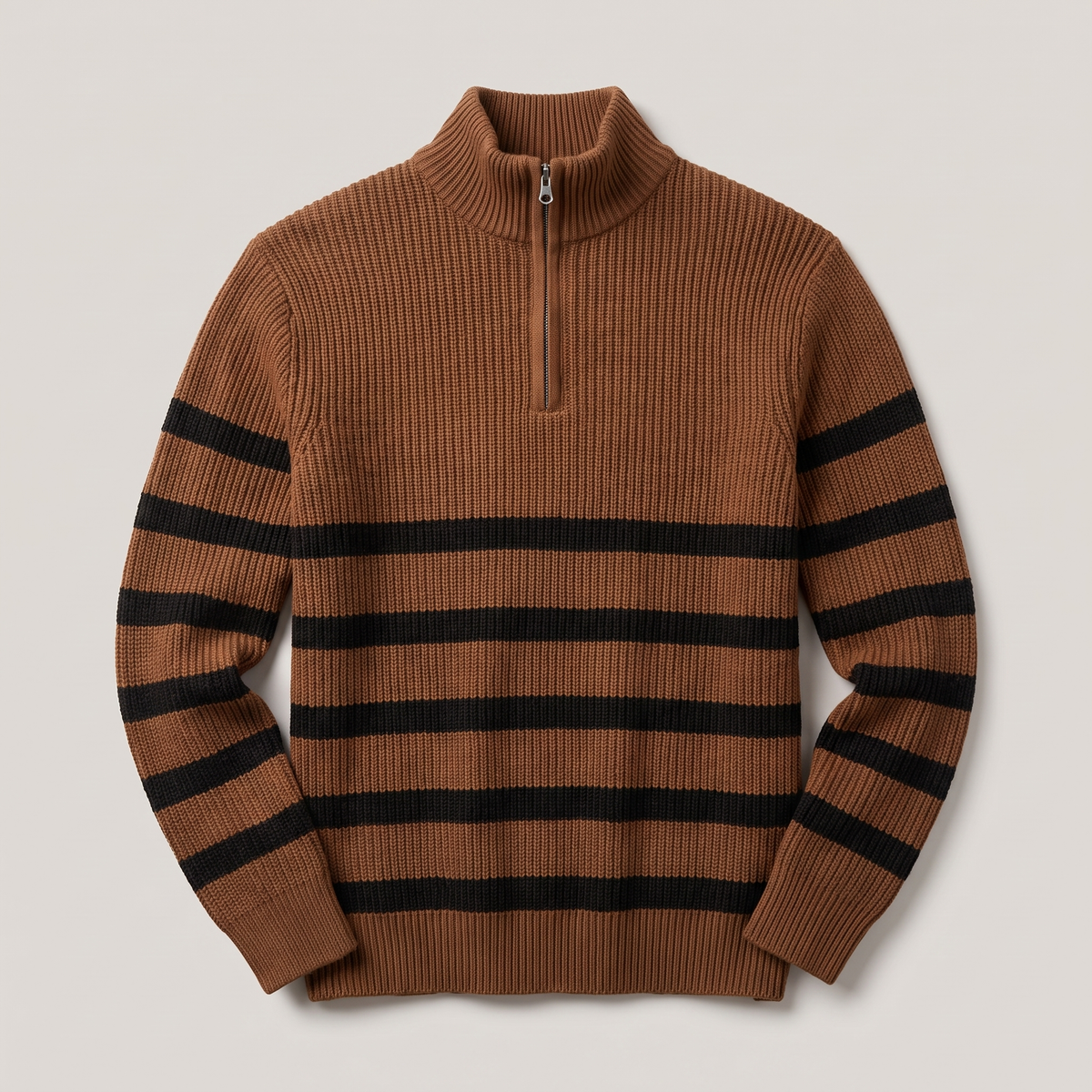 BLACKWELL STRIPE ZIP SWEATER