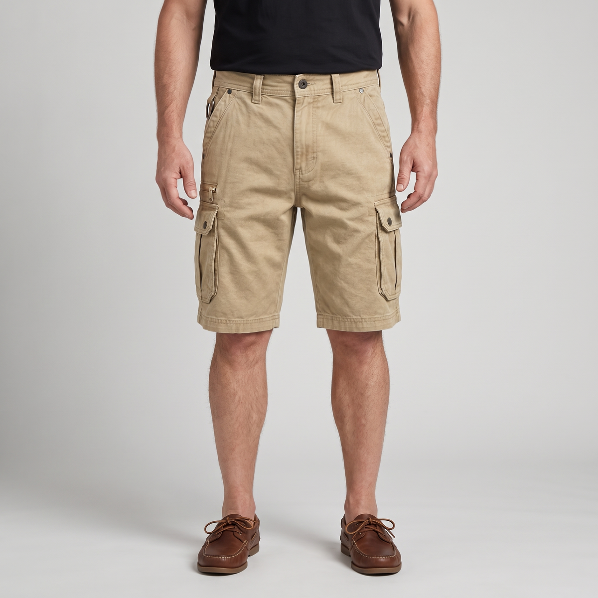 BRAMSHAW POCKET DENIM SHORTS