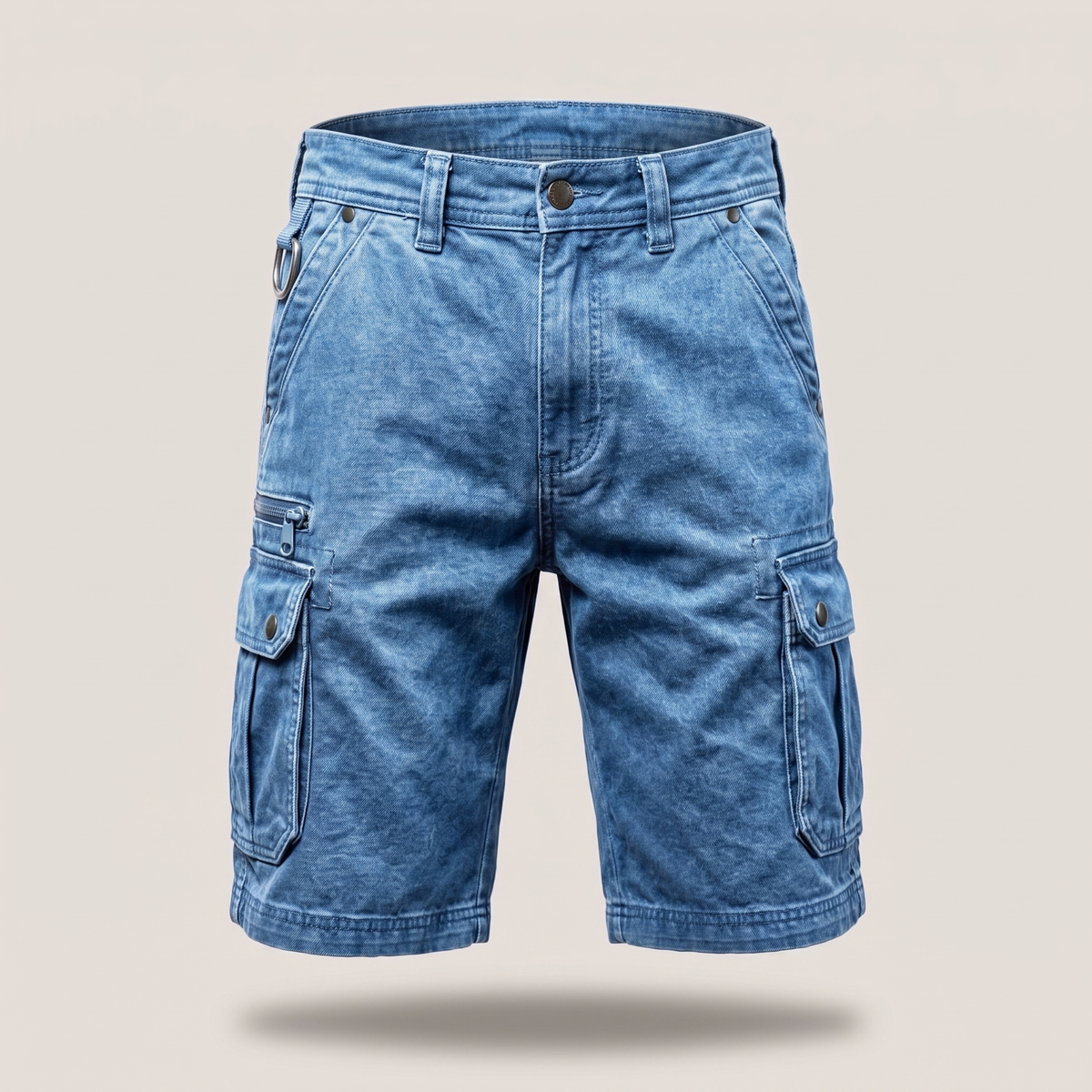 BRAMSHAW POCKET DENIM SHORTS