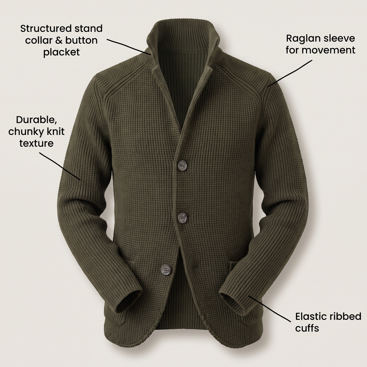 BRANFORD MEN’S CARDIGAN