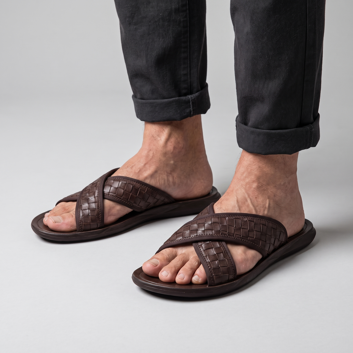 BRIONY SOFT LEATHER SANDALS