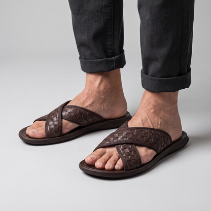 BRIONY SOFT LEATHER SANDALS