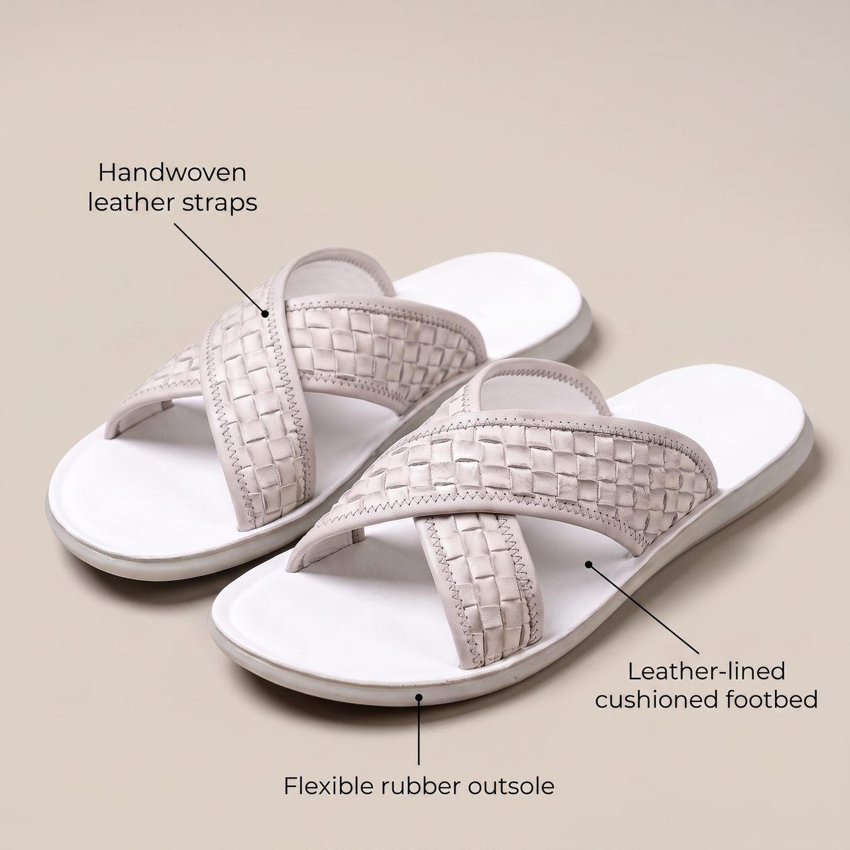 BRIONY SOFT LEATHER SANDALS