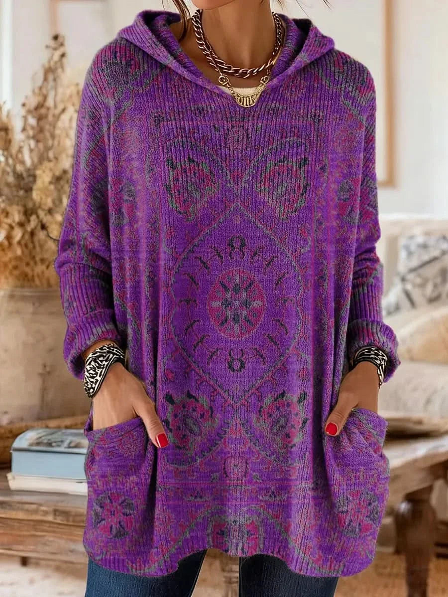 LOWENNA BOHEMIAN HOODED TUNIC