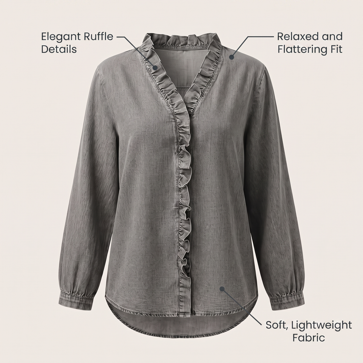 CELESTE RUFFLE TOP