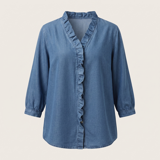 CELESTE RUFFLE TOP