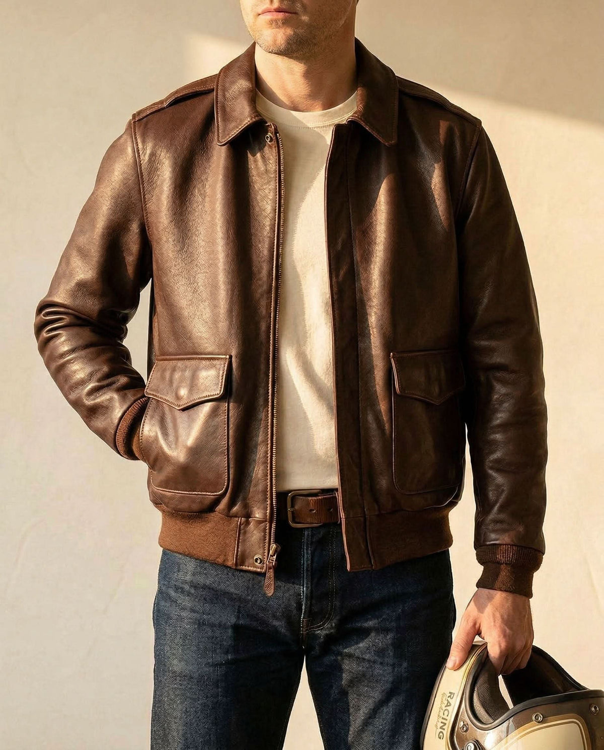 LEONARD TIMELESS LEATHER JACKET