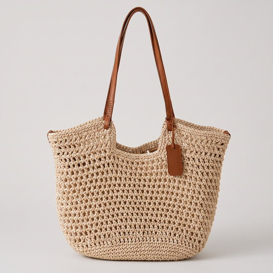 CLARA HANDWOVEN TOTE BAG