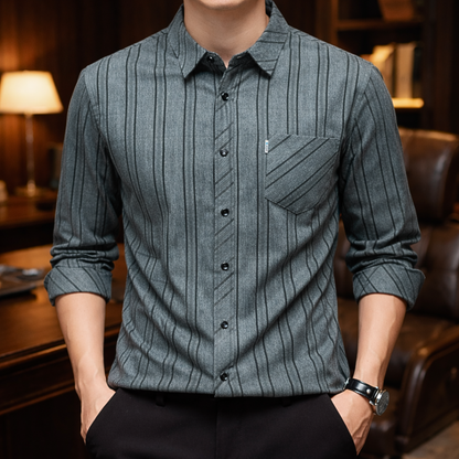 THEO PLAID BUTTON SHIRT