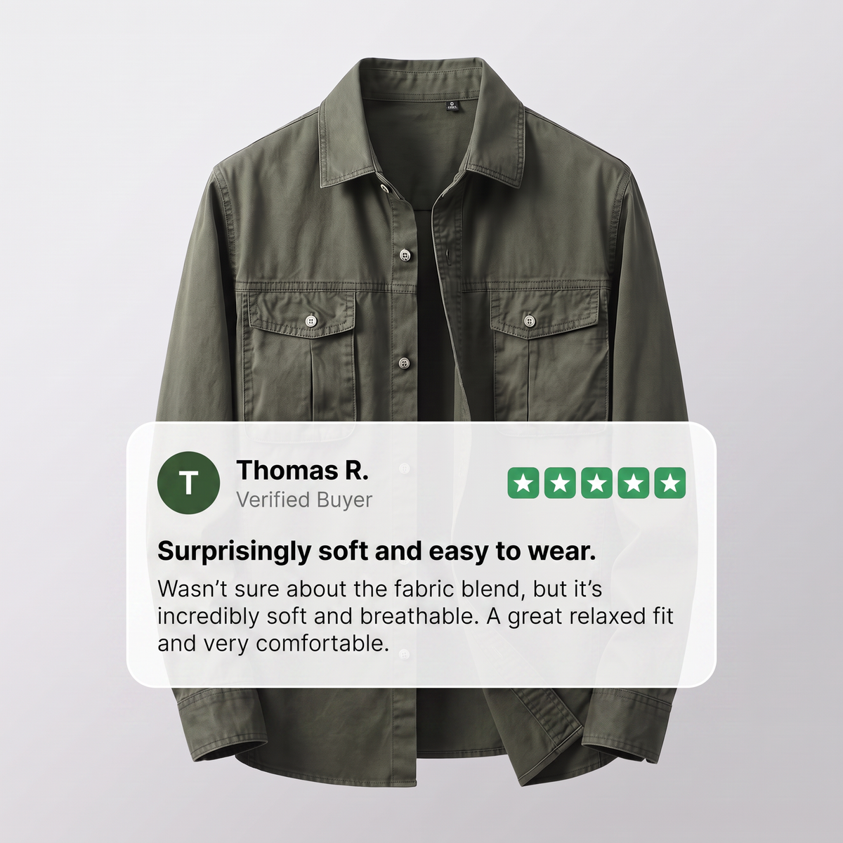 CORBIN CANVAS OVERSHIRT