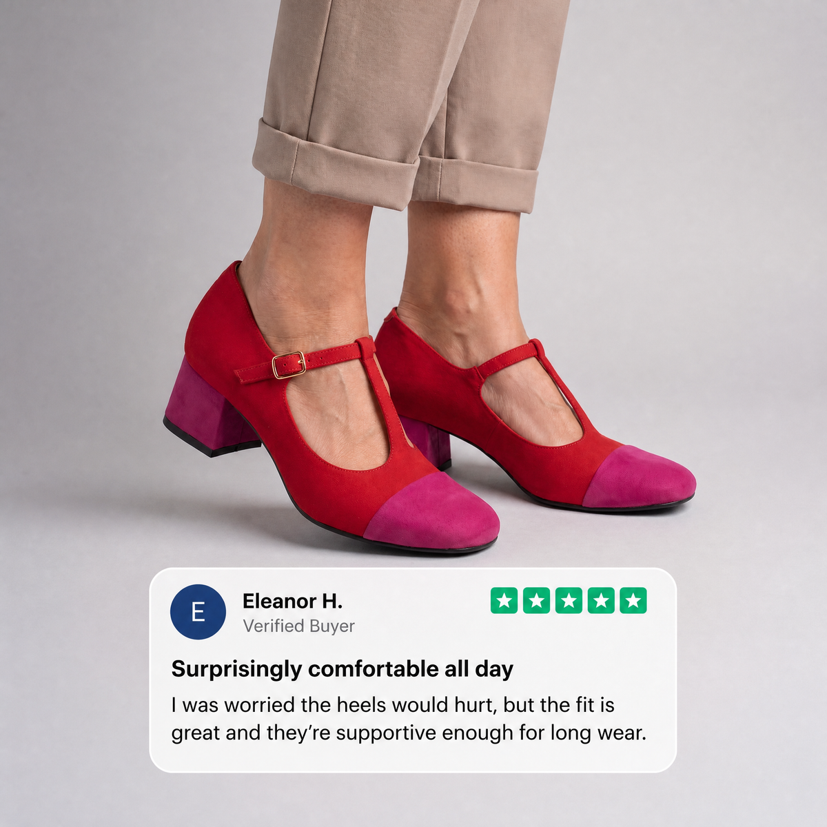 CORVELLE CLASSIC HEEL LOAFERS