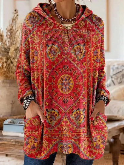LOWENNA BOHEMIAN HOODED TUNIC