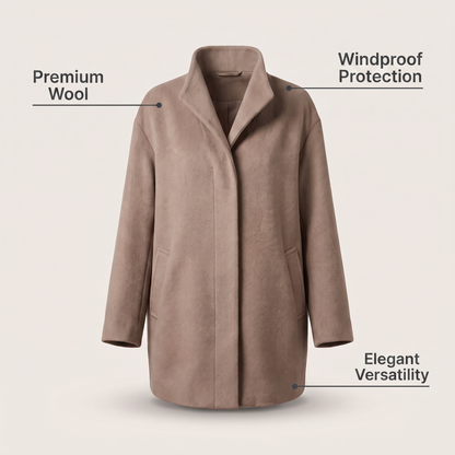 EMMA LUXURY WINDPROOF WOOL JACKET