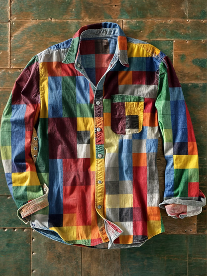 RIVERTON PATCHWORK SHIRT