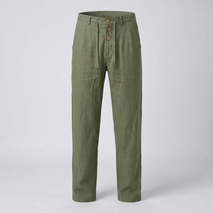 ETHAN LINEN TROUSERS