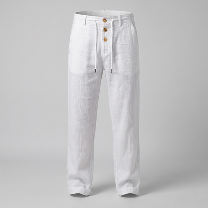 ETHAN LINEN TROUSERS