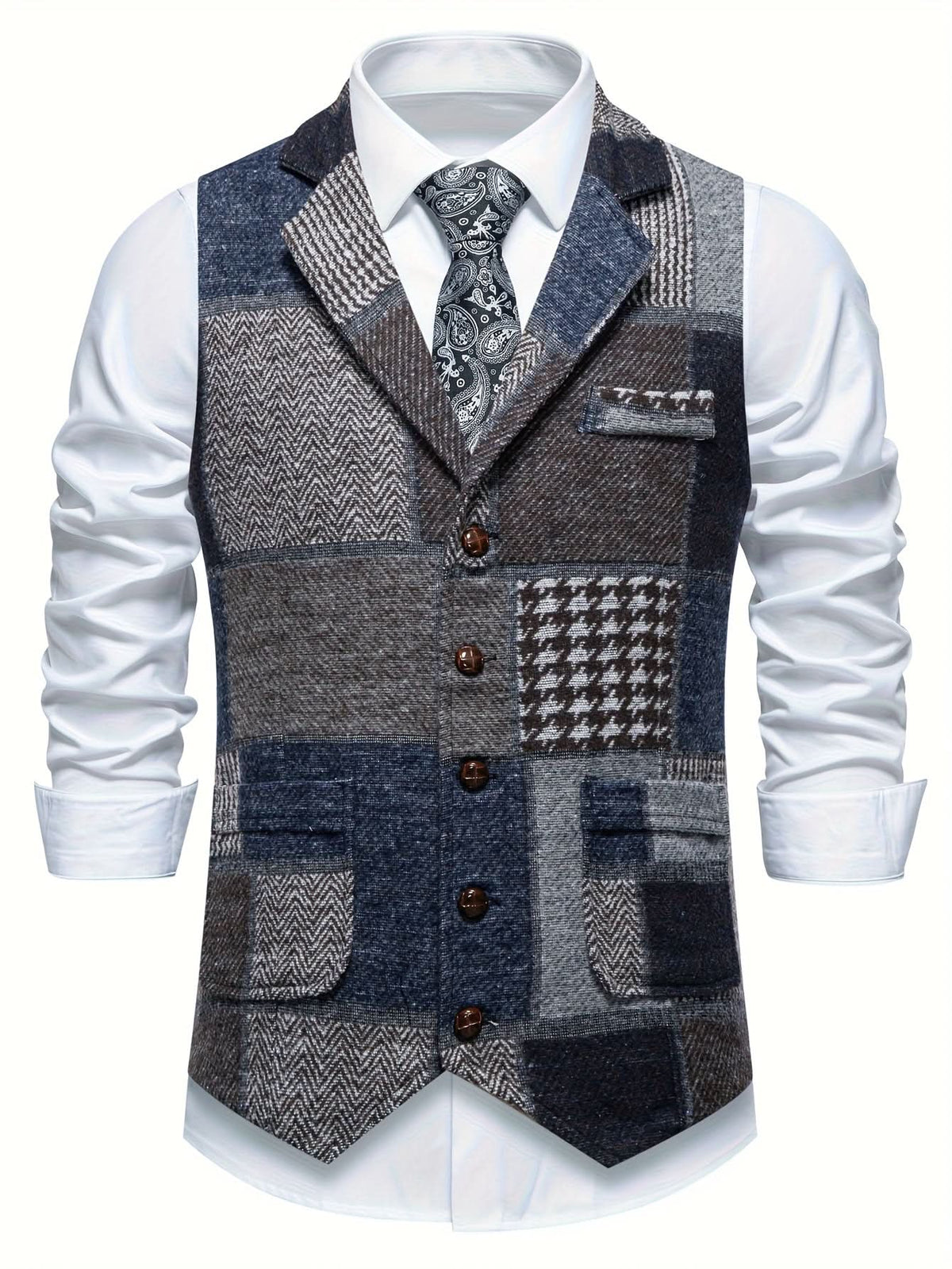 CALDWELL HERRINGBONE VEST