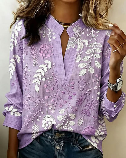 EDEN CHIC HIGH-NECK BLOUSE