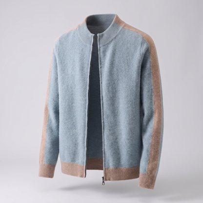 FERRARA CASHMERE ZIP-THROUGH JACKET