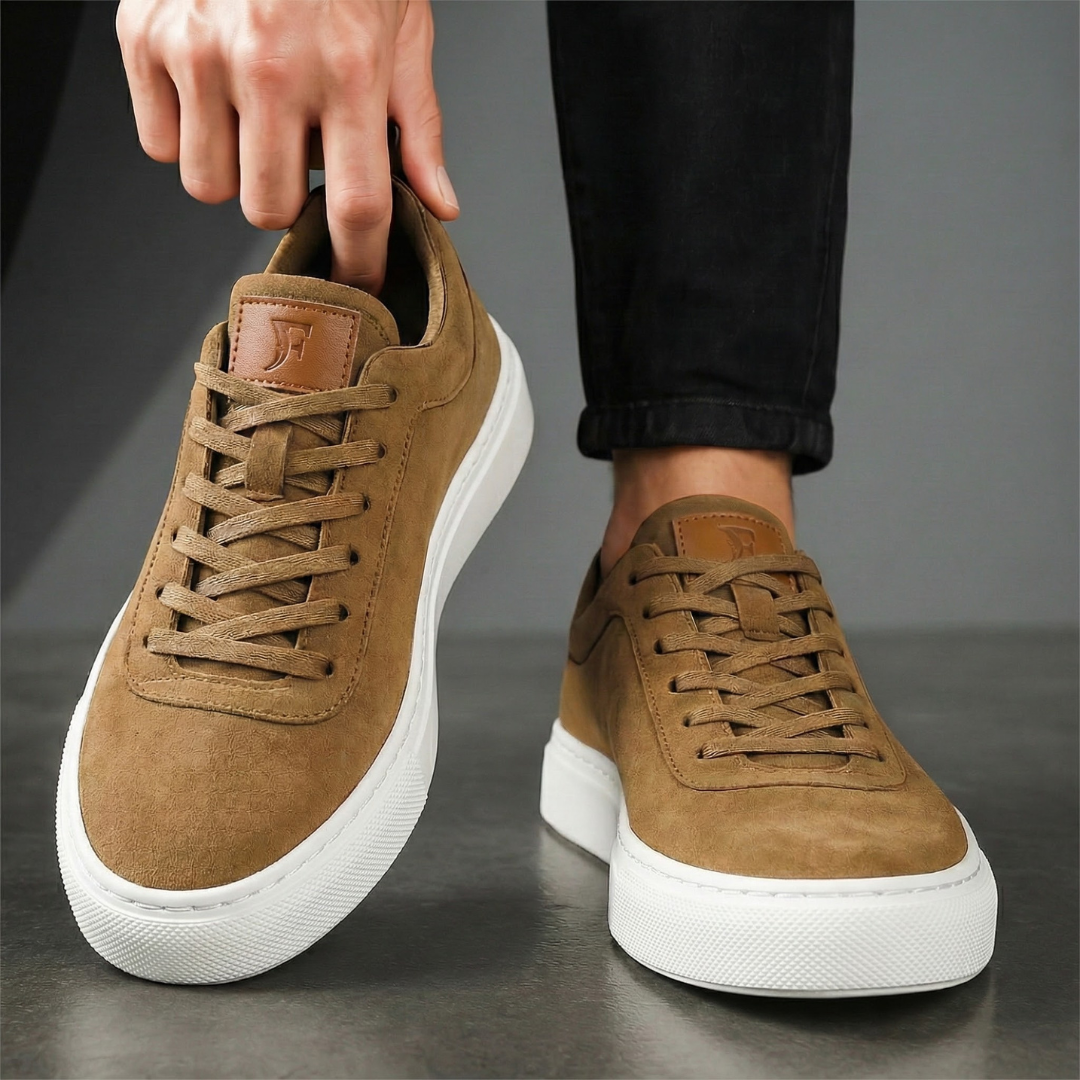HARRINGTON SUEDE COMFORT TRAINERS